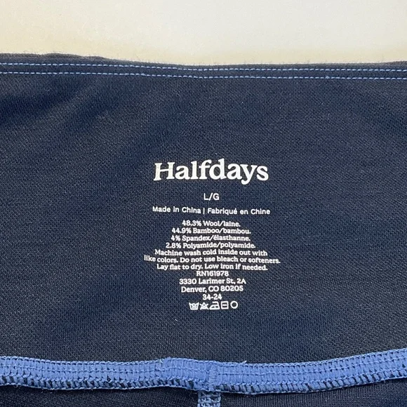 Halfdays Hallie Midweight Merino Wool Legging NWT